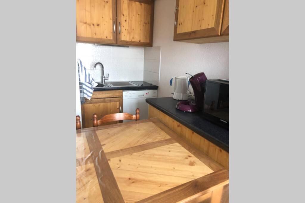 Petit Appartement Labellise Les 2 Alpes Residence Arc En Ciel Telesiege Petite Aiguille Les Deux Alpes Buitenkant foto
